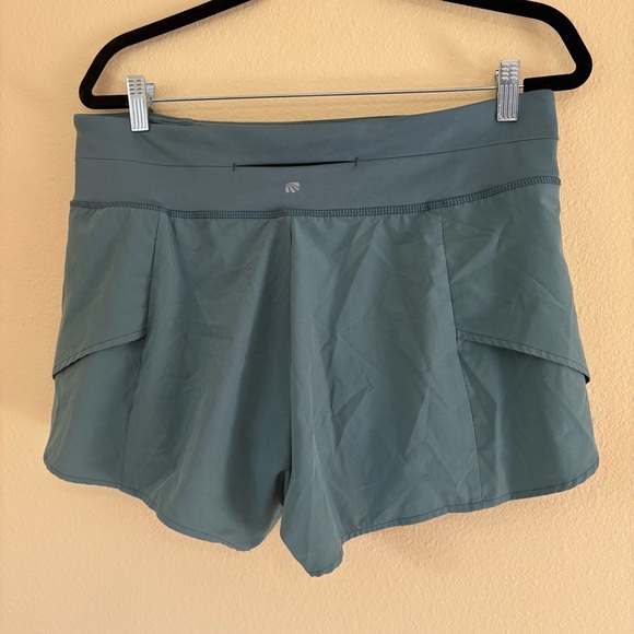 Marika Women's Teal Athletic Shorts - Picture 2 of 4